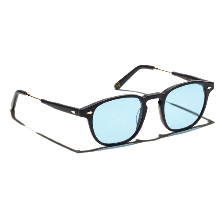 Sunglasses - Moscot GENUG SUN Matte Black/Gold Aντρικά Γυαλιά Ηλίου